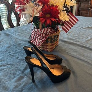 Vintage Christian Louboutin Black Stiletto Heels